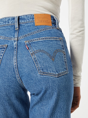 LEVI'S ® Normální Džíny 'Ribcage Straight Ankle' – modrá