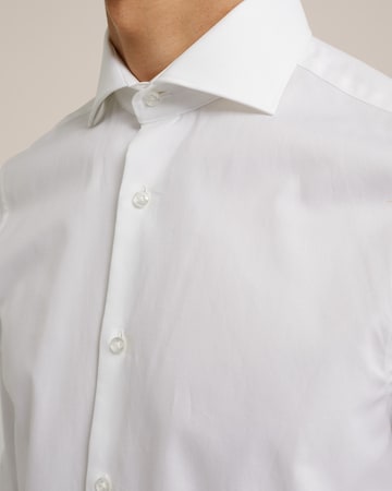WE Fashion Slim fit Button Up Shirt in White