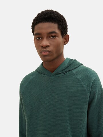 TOM TAILOR DENIM Sweatshirt in Green