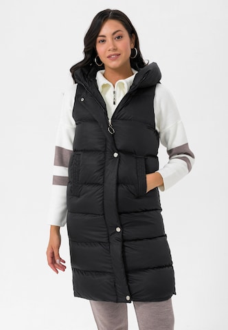 Jimmy Sanders Bodywarmer in Zwart: voorkant