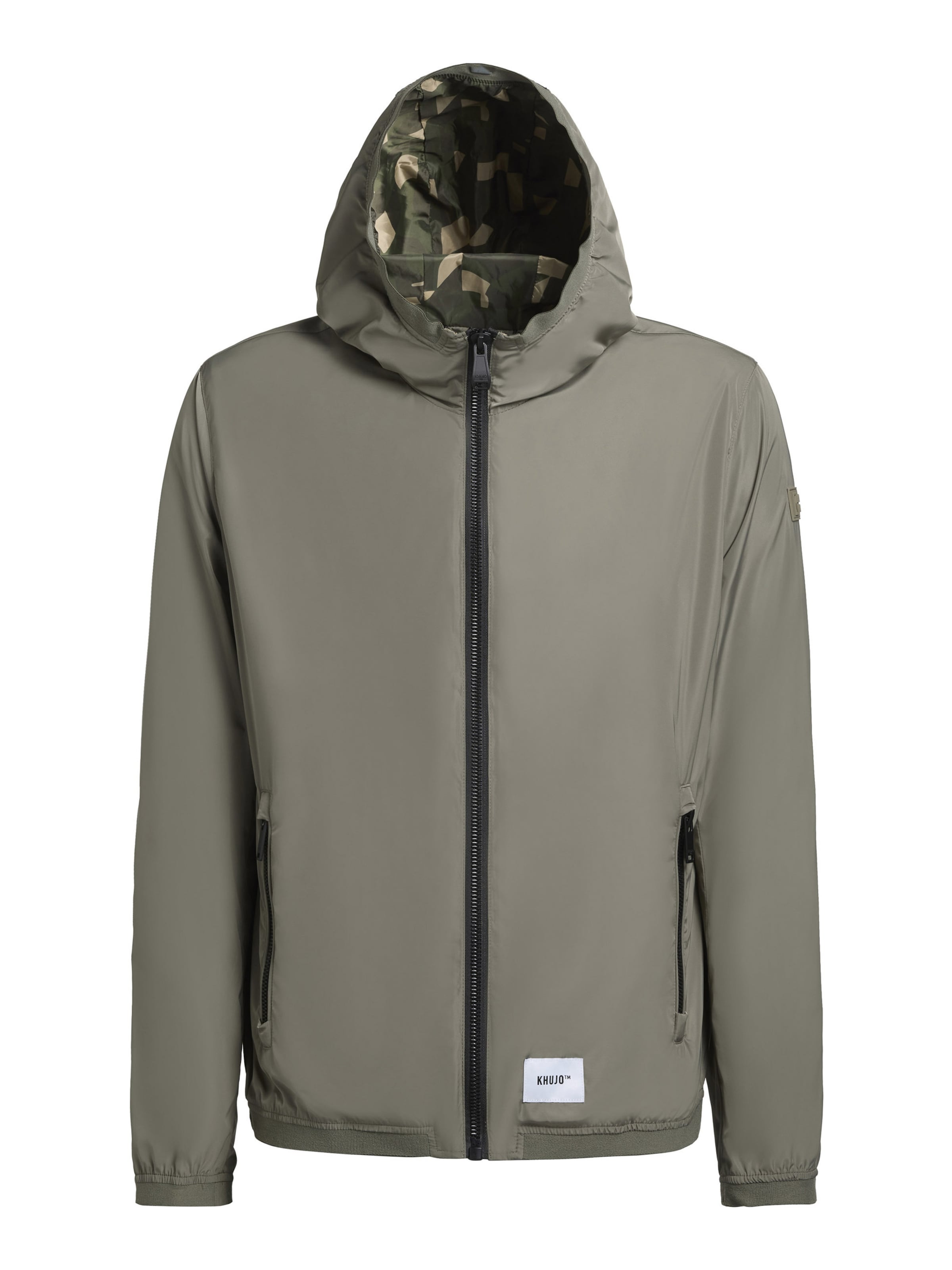 khujo - Chaqueta de entretiempo 'FERD' en gris: frente