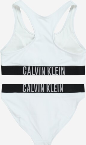 Calvin Klein Swimwear Bustier Bikini in Wit