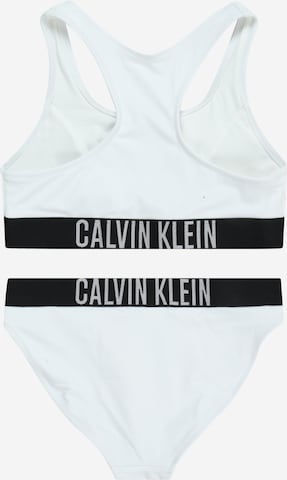Calvin Klein Swimwear Bygelfri Bikini i vit