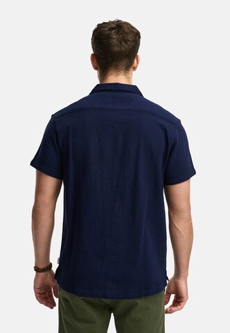 INDICODE JEANS Regular fit Button Up Shirt 'Cosby' in Blue