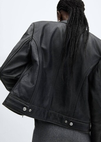 MANGO Between-Season Jacket 'Moto' in Black