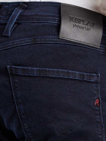 REPLAYSlimfit Traperice 'ANBASS' - plava boja