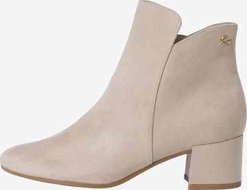 TAMARIS - Botas de tobillo en beige