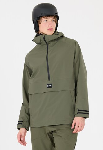 SLOPE Athletic Jacket 'Ruki' in Green: front