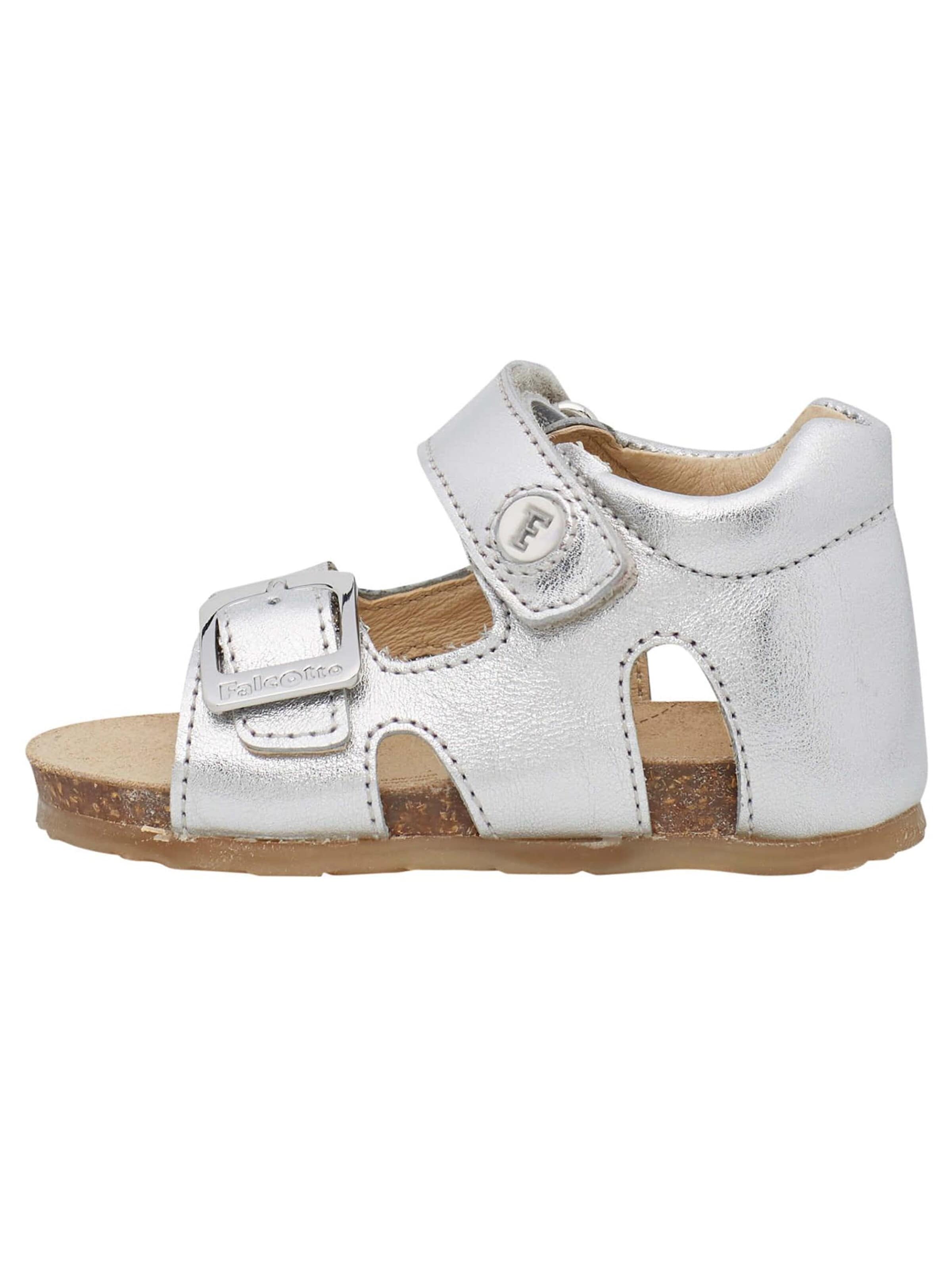 Falcotto Sandal 'BEA' in Silver: front