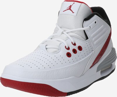 Jordan Baskets hautes 'Max Aura 5' en pierre / rouge foncé / noir / blanc, Vue avec produit