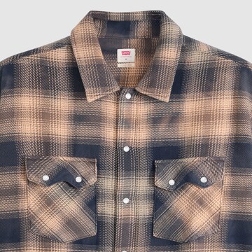 LEVI'S ® Regular fit Button Up Shirt 'PIER 89' in Brown