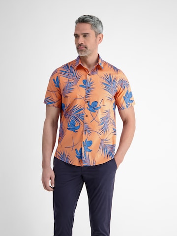 LERROS Regular fit Overhemd in Oranje: voorkant