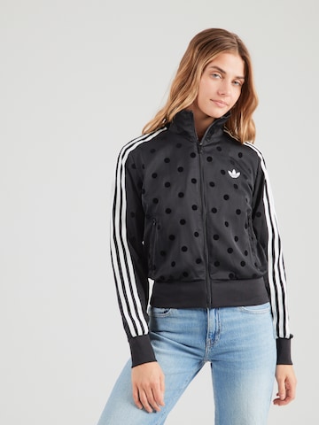 ADIDAS ORIGINALS Átmeneti dzseki 'FB' - fekete: elől