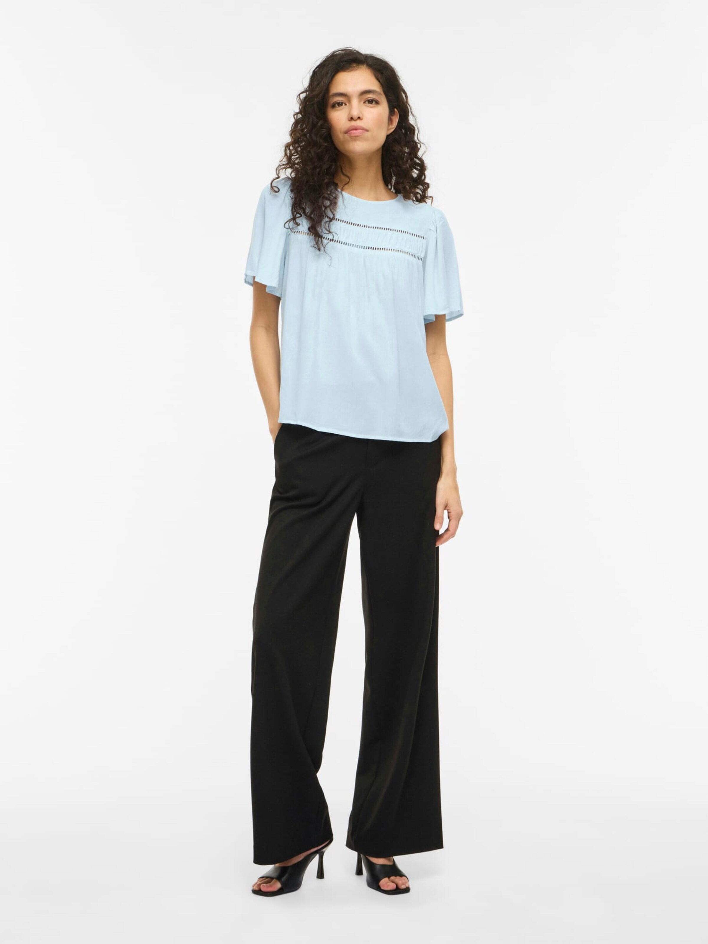 VILA Top 'Cody' in Blauw