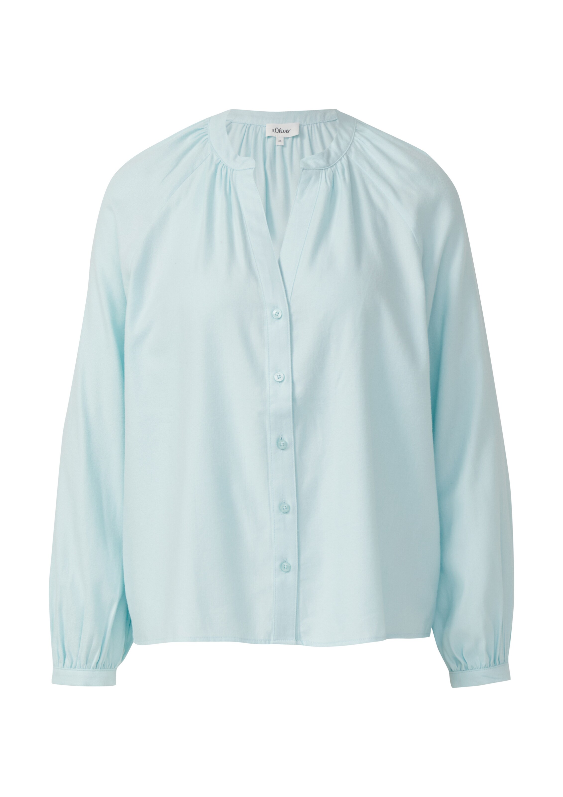s.Oliver Blouse in Blauw: voorkant