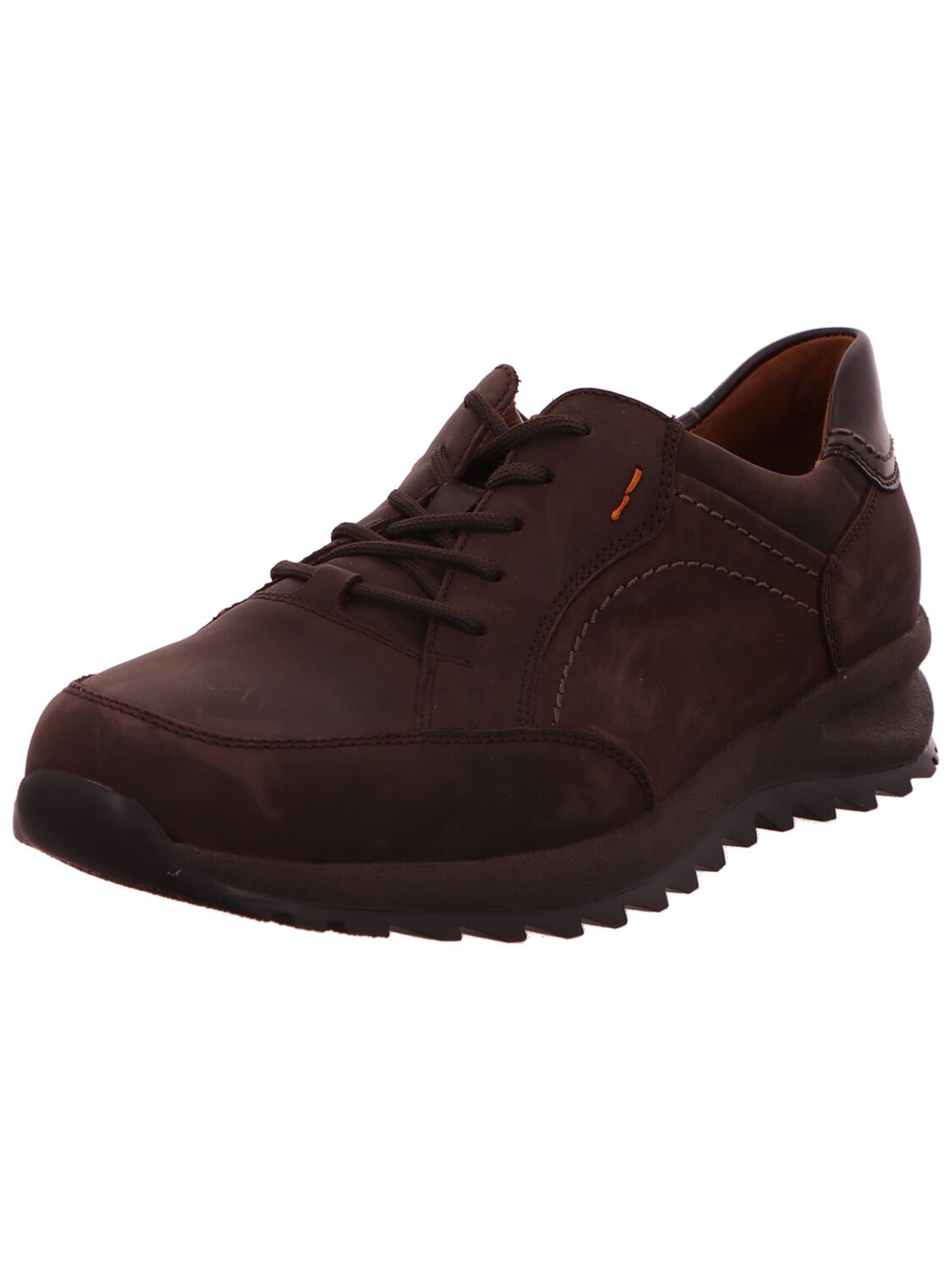 WALDLÄUFER Sneakers 'Sneaker Herren 388001744216 Echtleder in braun' in Brown: front