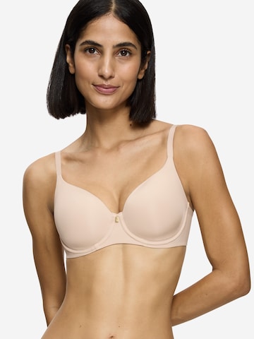 TRIUMPH T-shirt Bra 'Body Make-Up Essentials' in Beige