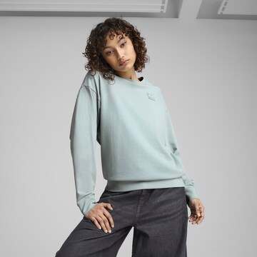 Sweat-shirt 'Ess Elevated' PUMA en vert