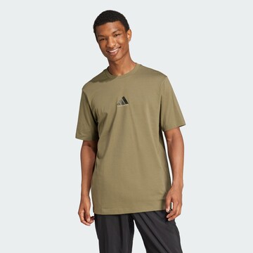 ADIDAS SPORTSWEAR Performance shirt 'Codes Photoreal' in Green