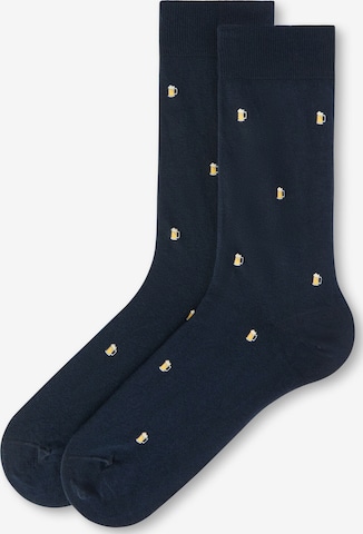 CALZEDONIA Socks 'CHRISTMAS' in Blue: front