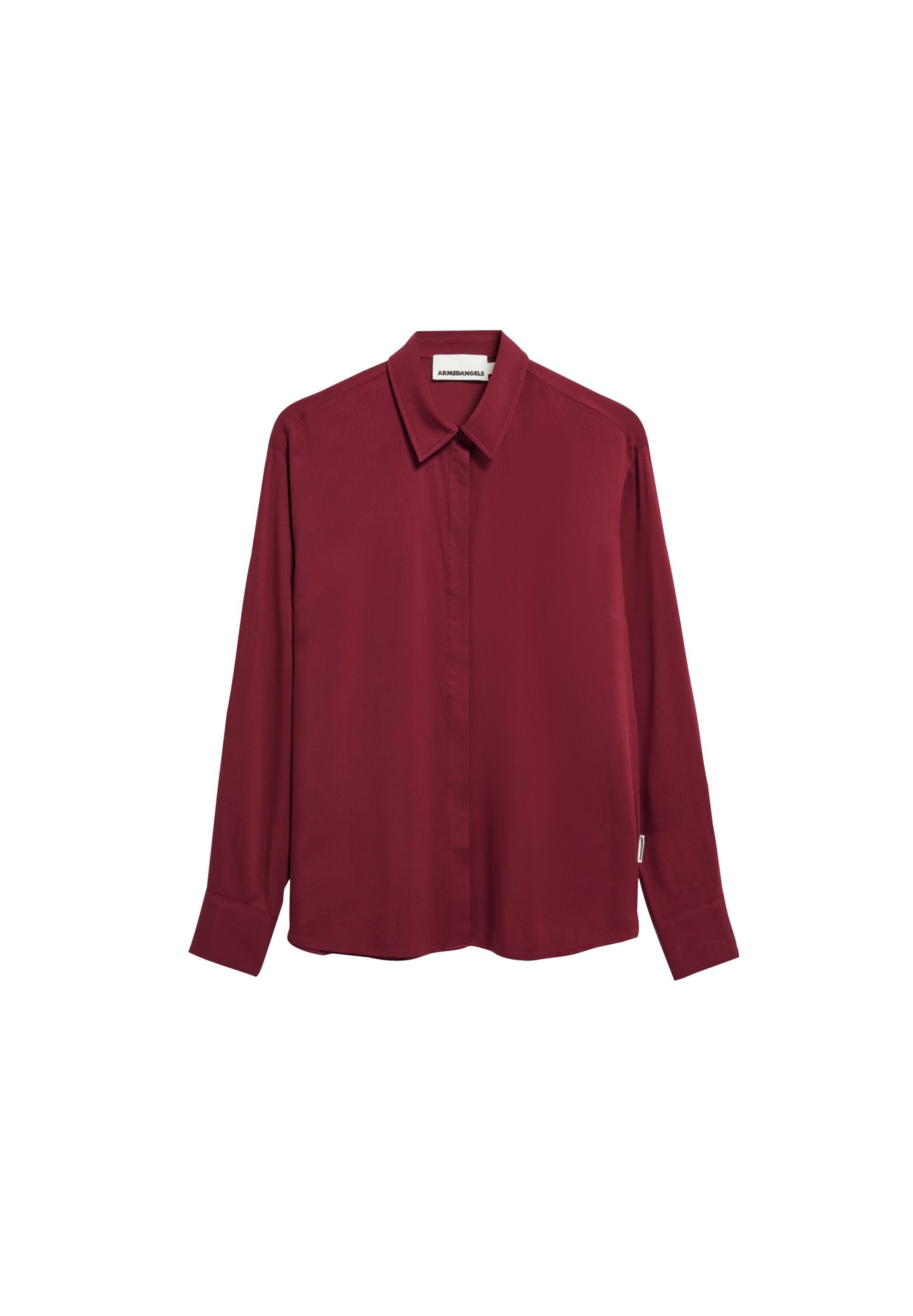 ARMEDANGELS Bluse 'Larisaana' in Rot: Vorderseite