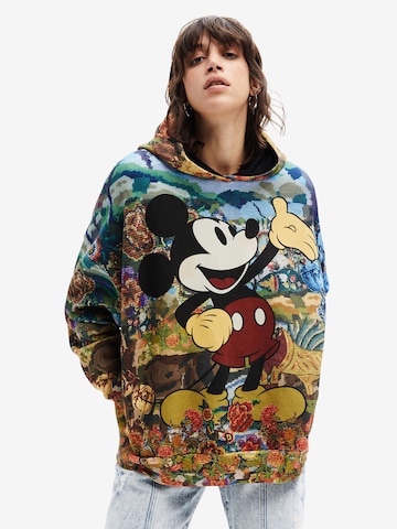Desigual Sweatshirt 'Happy Mickey' in Mischfarben: predná strana