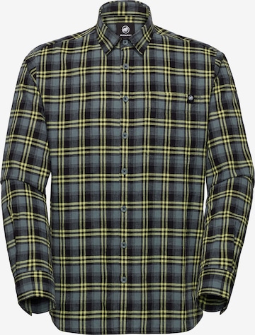 MAMMUT Overshirt 'TROVAT SUMMER' in Schwarz: Vorderseite