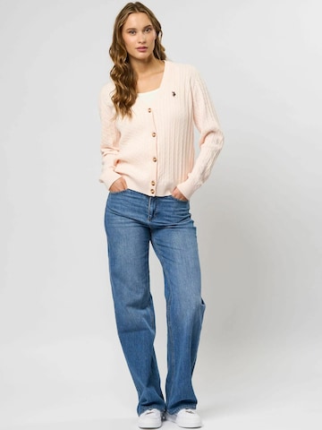 U.S. POLO ASSN. Cardigan 'Gill' i pink