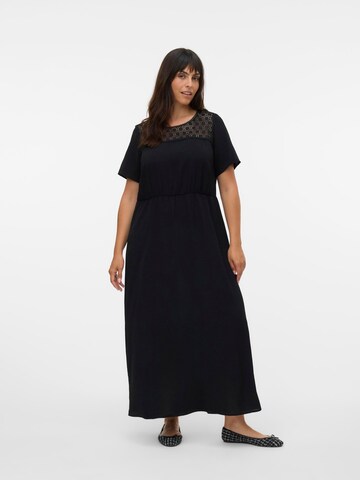 Robe 'VMCAlva' Vero Moda Curve en noir : devant