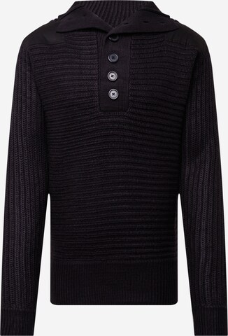 Brandit Sweater 'Alpin' in Black: front