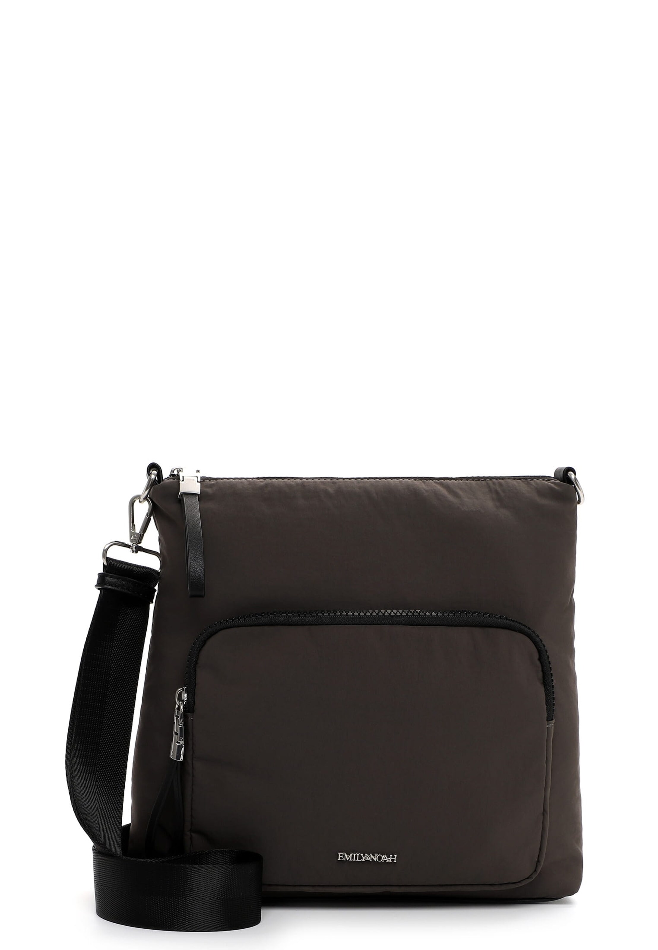 Emily & Noah Schoudertas ' E&N Hazel ' in Grijs: voorkant