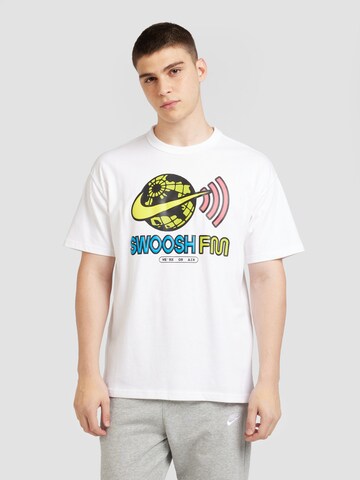 T-Shirt 'M90' Nike Sportswear en blanc : devant