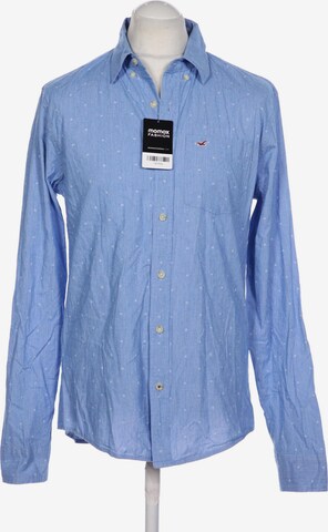 HOLLISTER Button Up Shirt in L in Blue: front