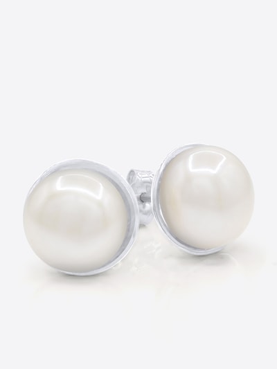 Ateliers Saint Germain Pendientes 'VAISEAU' en One Size en blanco, Vista del producto