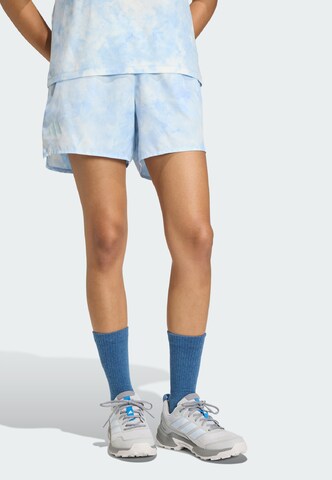 ADIDAS TERREX Regular Outdoorshorts in Blau: Vorderseite