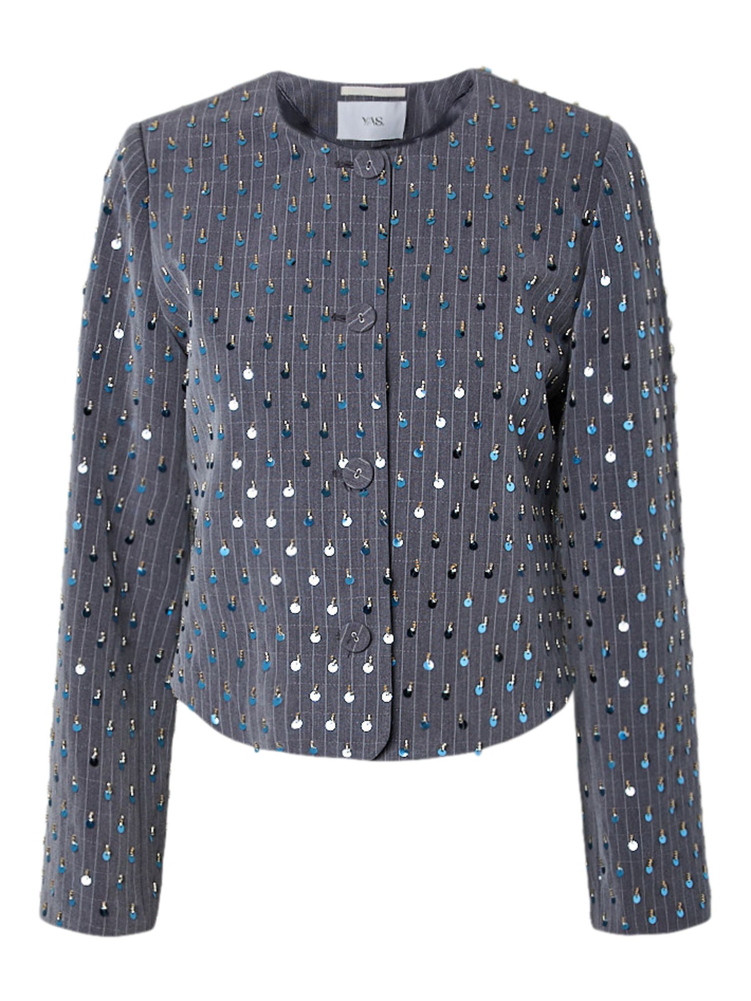 YAS Between-Season Jacket 'YASFlight' in Grey: front
