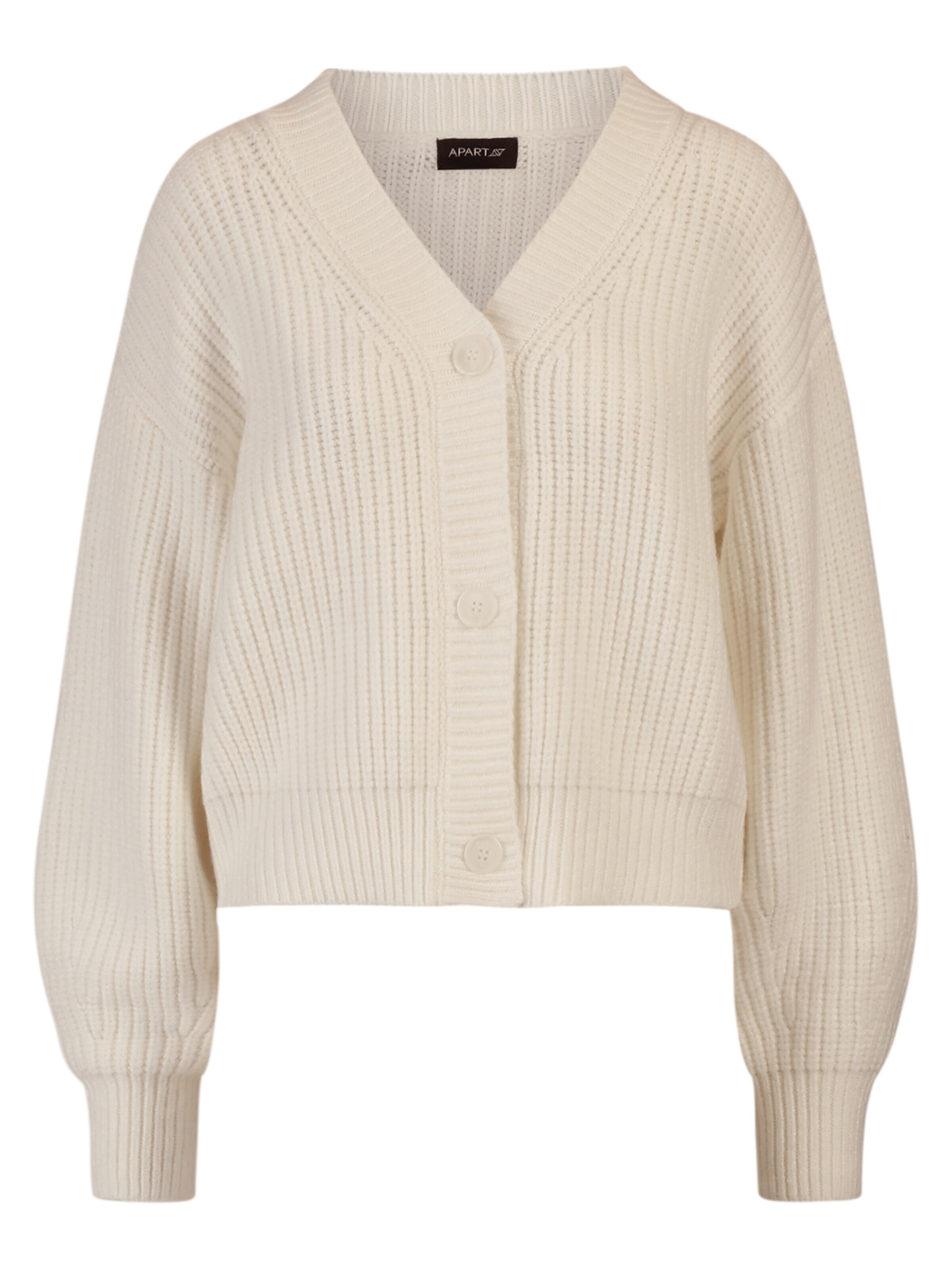 APART Strickjacke in Weiß: Vorderseite