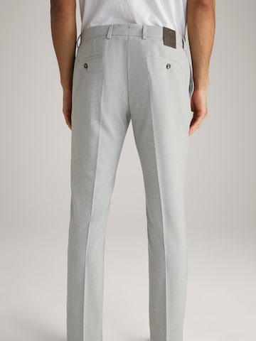 Coupe slim Pantalon à plis 'Hank' JOOP! en gris