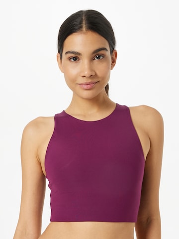 Girlfriend Collective Bralette Sports Bra 'DYLAN' in Purple: front