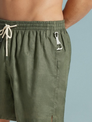 IUMAN Intimissimi Swim Trunks in Green