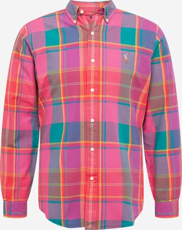 Polo Ralph Lauren Button Up Shirt in Pink: front