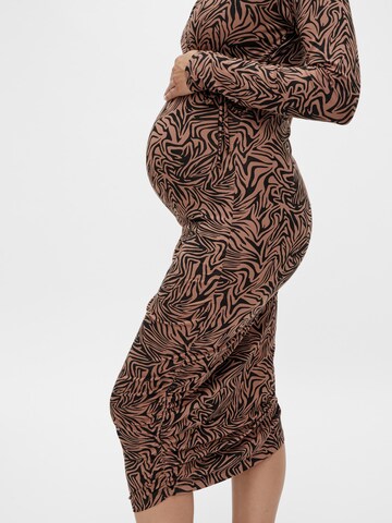 MAMALICIOUS Dress 'Siggi' in Brown