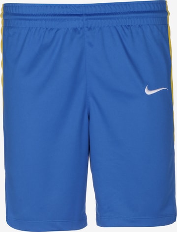 NIKE Loose fit Workout Pants in Blue: front