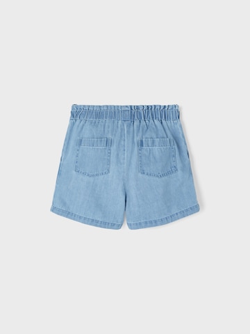 NAME IT Regular Shorts 'Becky' in Blau