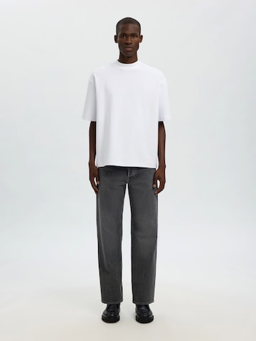 SELECTED Regular Farkut 'SLH220-BEN KORI' värissä harmaa