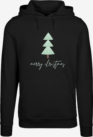 Sweat-shirt 'Merry Christmas' F4NT4STIC en noir : devant