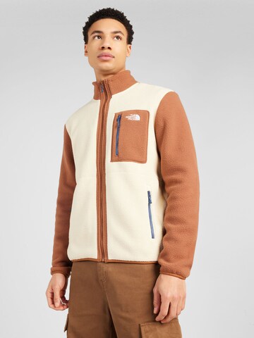 THE NORTH FACE Funktionele fleece-jas 'YUMIORI' in Grijs: voorkant