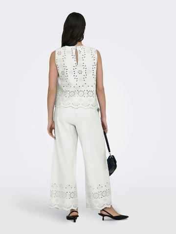 Jaqueline de Yong Baggy Broek 'marina' in Wit