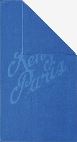 Kenzo Home Beach Towel 'K CAMPUS' in Blue: front