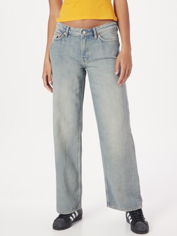 WEEKDAY Ohlapna forma Kavbojke 'Ampel' | modra barva: sprednja stran